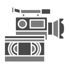 Canvas Print - Video camera Icon