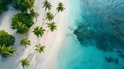 Poster - The coast of a tropical picture