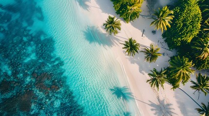 Poster - The coast of a tropical