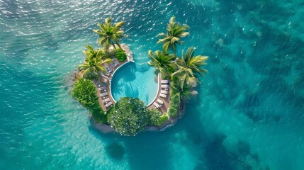 Canvas Print - A swimming pool img