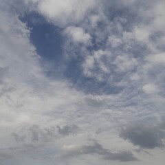 Wall Mural - blue sky with clouds