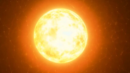 Poster - Isolated Sun In Space Generative AI