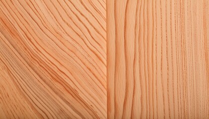 Poster - Wooden surface of peach fuzz color, top view