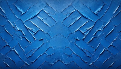 Poster - blue painted texture background