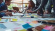© Mahemud - Business people are working on a new startup project, presenting ideas, and analyzing plans for marketing and investment.