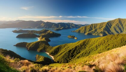 Wall Mural - the marlborough sounds south island of new zealand