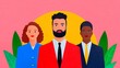 © DARIKA - Corporate Diversity: Illustrations celebrating workplace diversity, inclusive business environments, and multicultural teams, essential for HR initiatives and corporate diversity training. Clean and