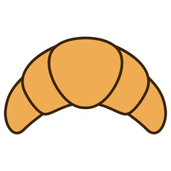 Poster - croissant illustration