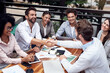 © BestLens/peopleimages.com - Cafe, business people and handshake for collaboration, deal and partnership in finance project. B2B, professional career and accountant for teamwork, agreement and solidarity with shaking hands