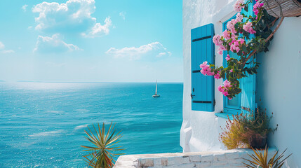 Wall Mural - View of the sea 