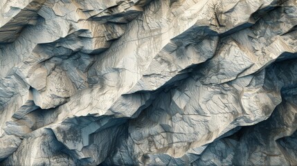 Poster - An image displaying smooth light-colored rocks with aesthetically pleasing flowing shapes and visible cracks, emphasizing the natural patterns and geological artistry.