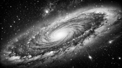 spiral galaxy in space wallpaper art banner background cosmic