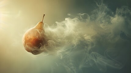 Poster - Pear in Smoke.