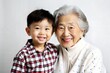 © N7 - Asian Grandmother and Grandchild Smiling Together