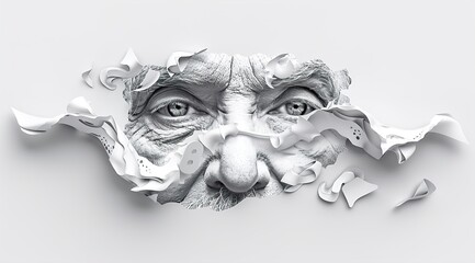 Poster - face of a person