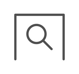 Poster - Document icon outline and linear vector.	
