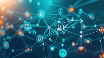 Poster - Decentralized internet infrastructure with distributed nodes, robust and secure.