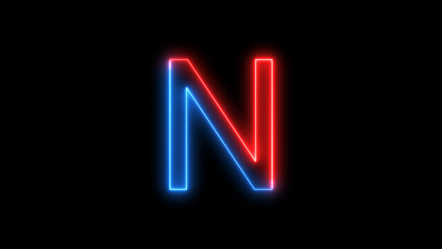 neon alphabetic Lettering. Neon light 3d alphabet, calligraphy realistic. Glowing letters.