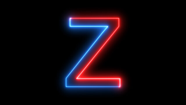 neon alphabetic Lettering. Neon light 3d alphabet, calligraphy realistic. Glowing letters.