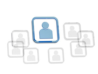 Poster - Network of People