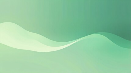 Poster - abstract gradient of light green background