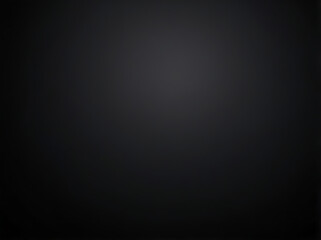 Poster - Abstract black gradient background, empty dark texture wallpaper black color studio room background. ai