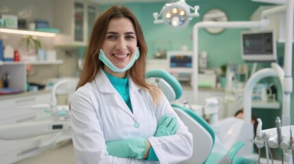 Sticker - The smiling dental professional