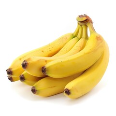 Wall Mural - fresh_bananas_isolated_on_a_white_background