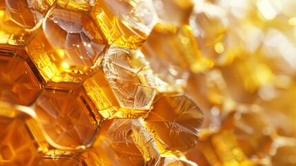 Poster - Geometric patterns in nature, like honeycombs and crystals, highlight natural beauty, order, strength, and symmetry.