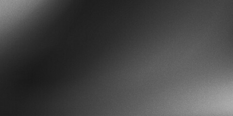 Poster - Grey gradient background, abstract black and white grain gradation texture, vector noise texture abstract background