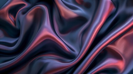 Poster - luxurious silk fabric has a smooth texture and vibrant colors, perfect for elegant garments or home 