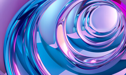 abstract blue background with circles