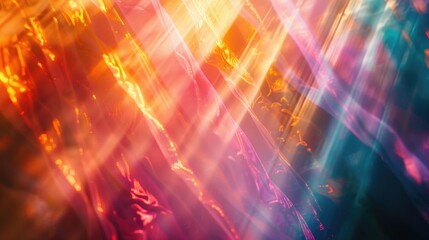 Poster - A blurred image of a colorful background with vibrant colors and textures