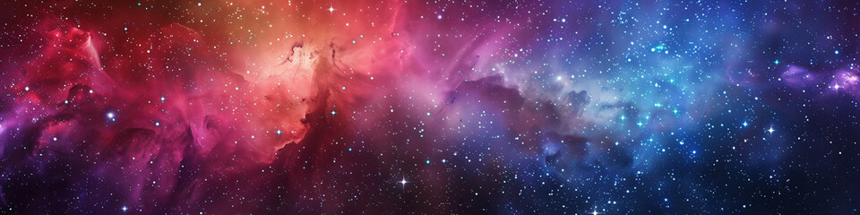 Wall Mural - abstract background with universe clouds