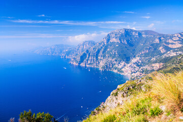 Wall Mural - Path of the Gods in Amalfi coast Italy