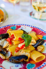 Sticker - Delicious seafood pasta