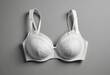 © ANMZAKARIA - Women's padded bra isolated on gray background