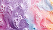 © Oleksiy - Colorful foam after dissolving bath bomb in water, closeup. Banner design