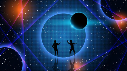 Wall Mural - abstract dynamic style vector background. design for presentation, landing page, banner, wallpaper