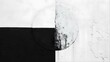 © YummyPics - An abstract image featuring a monochrome composition with a black and white circular design divided into quadrants, evoking a sense of balance and contrast.