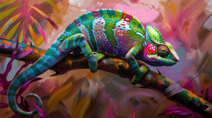 Poster - chameleon