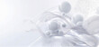 © HelgaQ - Abstract white spheres and flowing lines in a digital futuristic background depicting modern technology concept