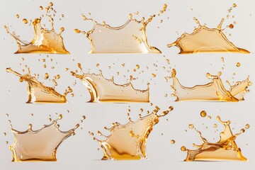 Wall Mural - Splash of liquid in mid-air