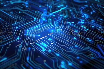 Aufkleber - Highly detailed image of a computer circuit board