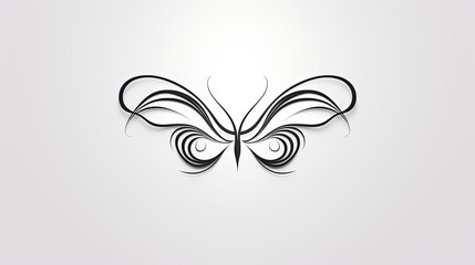 Poster - background with butterfly