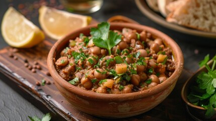 Foul Medames, a popular Middle Eastern dish, is a dip made with fava beans. It is a traditional Egyptian food