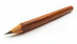 © Steven - Wooden pencil with a sharpened tip on a white background simple and classic perfect for writing or drawing