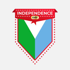 Sticker - Djibouti Independence Day Banner Design