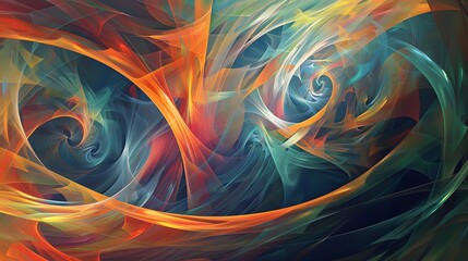 Wall Mural - swirl abstract background