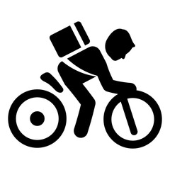 Sticker - bike courier